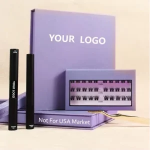 Customized Cluster Lashes Kit Cluster Eyelash DIY Lash Extensions Kit Segment Lash Cluster Kit