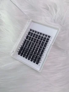 Customized Cluster Lashes Kit Fluffy Individual Wispy Cluster Lash Kits