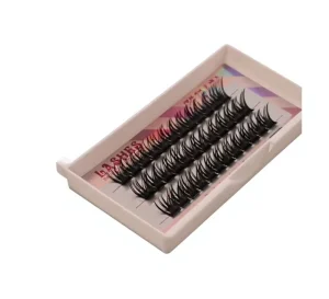Customized DIY Eyelash Extension Premade Lashes Segmented Cluster Handmade Black Colorful Easy Makeup Big Eye