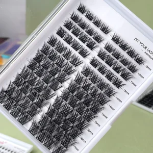 Customized Handmade Diy Lash Cluster Natural Mink Cluster Lashes Super Thin Band and Soft Individual Lash Clusters