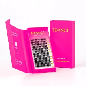 Customized Lightweight 0.07MM C D Solid Spike Wispy Anime Lashes Volume Premade Fans Lashes Supplies