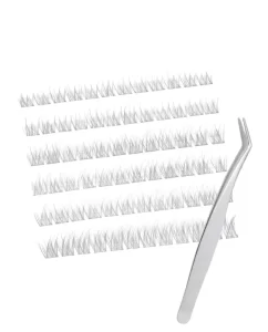Customized Packaging Semi Hand Made Cluster Lashes Self Adhesive Pre Glued Lash Clusters Long Lasting Waterproof Press On