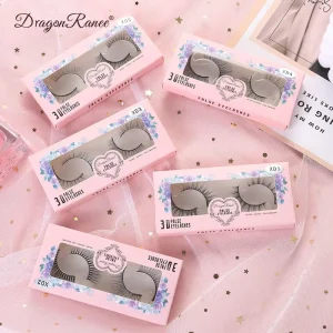 Customized Private Label Natural Simulation Short Lash Extension Synthetic Self Adhesive False Eyelashes