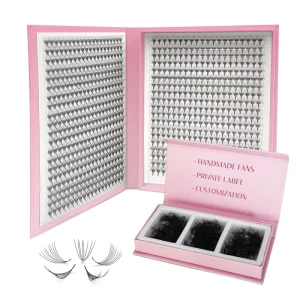 Customized Promade Lashes 1000 1200 Fans Narrow Promade Fans Lash Eyelash Extensions Premade Fans