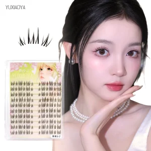 Customized Segment DIY Lashes Private Label False Individual Eyelashes No Glue Needed Cluster Lashes