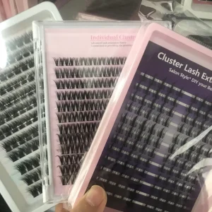 Cute Manga Inspired DIY Lash Clusters Layered Natural Volume Breathable for Daily Use