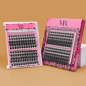 D Curl Fluffy Soft Thin Band 3D Diy Lash Cluster Kit 10-18mm Segment With Bottom Lashes Fluffy Cluster Lashes Extension