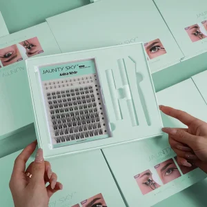 D Curl Fox-Eye DIY Eyelash Cluster Kit Pre-Cut Segments