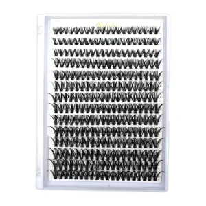 D Curl Hot Melt Lash Clusters 30P-100P 14-Row Set 10-15mm