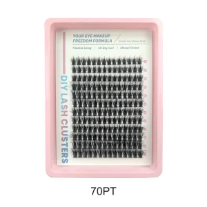 D Curl Lash Clusters Extensions 168 Pcs Individual Eye Lash Clusters Wispy Clusters Lashes Makeup at Home