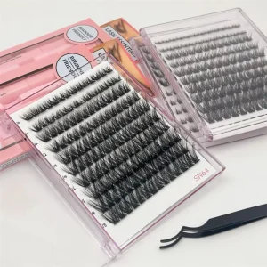 D Curl Segmented Lashes 8 16mm Mixed Length Cluster Lashes Spiky Individual Lashes