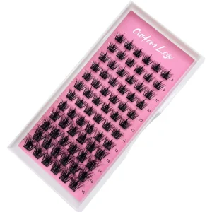 D Curl Volume Cluster Lashes Wet Individual Lash Cluster Knot Free Spike Full Strip Eyelashes
