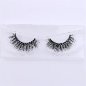 D107 Private Label Strip Real 3D Fluffy Mink Eyelash Vendors
