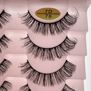 DD Curl 10 Pairs of Fluffy Curly Russian Eyelashes Dramatic Artificial Mink Natural False Eyelashes