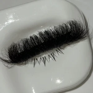 DD Curl Strip Eyelashes 25mm Top and Bottom Lashes with Custom Lash Box Fluffy Eyelash Vendor