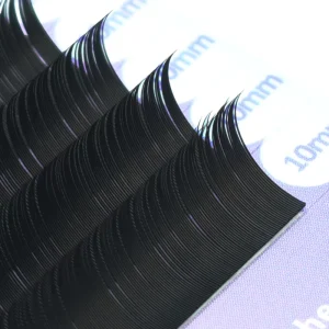 DD Curl Super Flat PBT Eyelash Extensions 2tips Ellipse Lashes Cilios Extensiones De Pestanas 20mm Flat Lash Extension