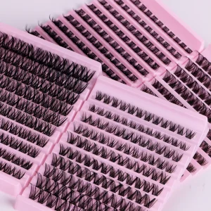 DIY 10-rows Large-capacity Segmented False Eyelashes Thick DIY Cluster Eyelash Extensions