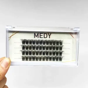 批发单根睫毛簇状睫毛在家DIY睫毛延长套装定制包装自有品牌