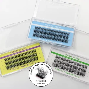 DIY 手工全条睫毛 防水簇睫毛胶水 压在睫毛上 延伸簇 易于应用