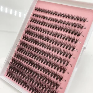 定制标志个人DIY簇睫毛托盘全条睫毛与风扇睫毛