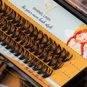 DIY睫毛延伸套件 全条睫毛 C D 40D 30D集群睫毛 粘合和密封去除器 DIY睫毛延伸胶水套件