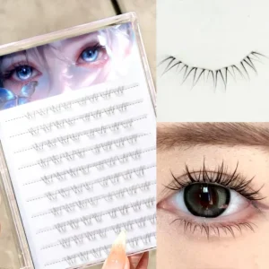 DIY Cluster Eyelash Reusable Bottom Lash Clusters Bulk Lower Eyelashes Clear Band Lower Eyelashes
