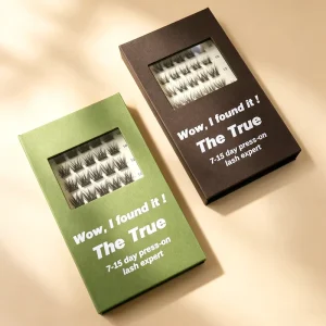 DIY Cluster Lash Kit Manga 3D for Handmade Silk Waterproof Self-Adhesive Clear Band Strip Half Lashes Cruelty-Free Long