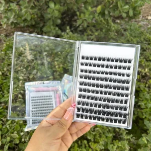 DIY Cluster Lash Set Individual Segment Eyelashes Cluster Lashes Professional DIY Lash Extension Kit