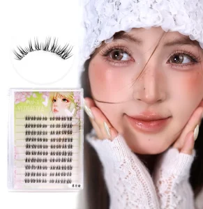 DIY Cluster Lashes 3D Natural Bunch C D Curl Segmented Lash Extension Individual Faux Mink Eyelashes Clusters Makeup