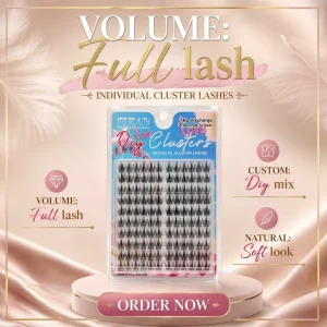 DIY Cluster Lashes 3s Wear Self adhesive Manga Eyelashes Natural Soft Spiky Lash Extension Clusters