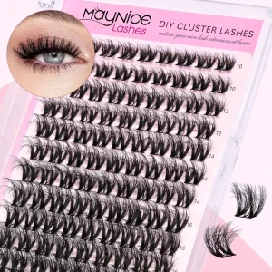 DIY Cluster Lashes 5D Luxury Lash Extensions Hot Selling Precut 12mm 14mm Cruelty Free Thinner Band OEM ODM