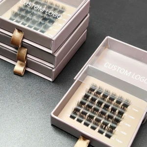 DIY Cluster Lashes Custom Lash Box Wispy False Eyelashes C D Curl Segment Eyelash Extensions Kit