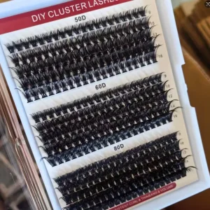 DIY Cluster Lashes Custom Packaging Segmented Eyelashes Kit