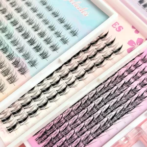 DIY Cluster Lashes Extension Kit Soft Natural Individual Lash Clusters