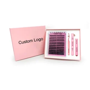 DIY Cluster Lashes Segmented Eyelash Extensions Natural Fluffy Wispy 3D Volume Individual Cluster Lashes