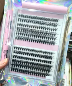DIY Cluster Segment Lashes 30D 40D 50D C D Curl Cluster Lashes 8 16mm DIY Lash Extension Kits Cluster Eyelashes