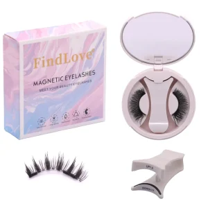 DIY Double Layer Soft Magnetic Mink Eyelash Extension Kit Top Bottom Full Strip Lashes Handmade Cruelty Free Natural