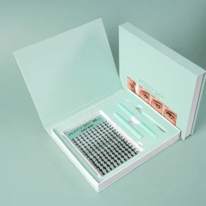 DIY Eyelash Cluster Kit D Curl Self-Grafting Fairy Style Pre-Cut Segments