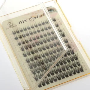 DIY Eyelash Extension Cluster Lashes with Custom Logo Private Label False Eye Lash Clusters