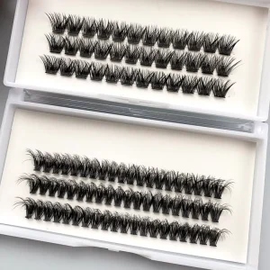 DIY Eyelash Extension Clusters Lash Individual Natural Segmented Eyelash Extension D C Curl Cluster Lashes