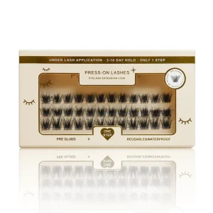 DIY Eyelash Extension Individual Cluster Lashes Natural Look Clusters Eyelashes 3D Volume Lash Kit