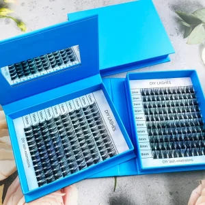 DIY Eyelash Extension Kit Cluster Segment Lashes Custom Packaging