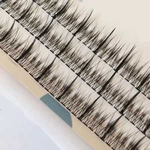 DIY Faux Mink Segment Eyelash Extensions Individual Cluster Kit
