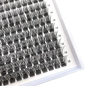 DIY Fluffy Lash Clusters Wispy Mixed Length Individual Eyelash Clusters