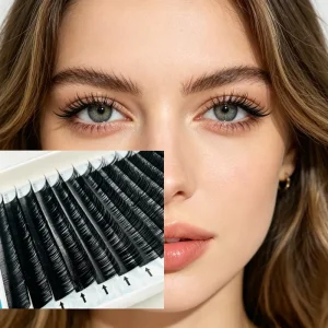 DIY Friendly 10D Press on 8D Spiky Silk Beauty Salon Cosplay Lash Clusters
