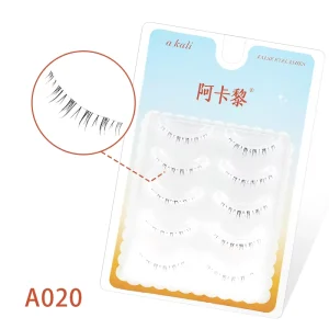 DIY Full Strip Artificial Eyelash Extension Premium Quality Bulk Foreign Trade Handmade Reusable High end Fiber 0.07MM