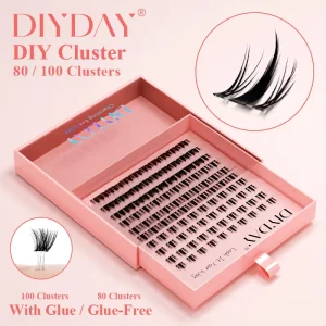 DIY Home Use Handmade Eyelash Extensions Natural Soft Matte Volume Lashes Eco friendly 0.07 Thickness C D Curl