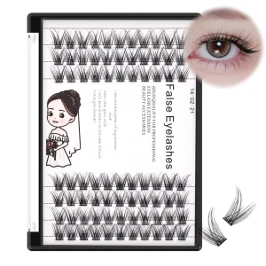 DIY Lash Cluster 30D+40D 77pcs box Bridal Card DIY Lash Extensions Private Label Natural Eyelash Clusters