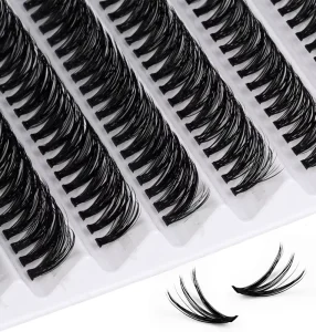 DIY Lash Cluster Eyelashes Natural Wispy Individual Volume False Eyelashes Lower Lash Segmented Design Makeup 40P Set
