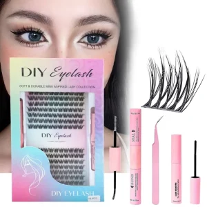 DIY Lash Cluster Kit Voluminous Segmented Extensions Professional 3D Fake Eyelashes